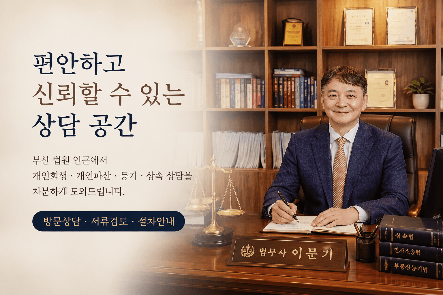 부산법무사 신뢰할 수 있는 상담 공간